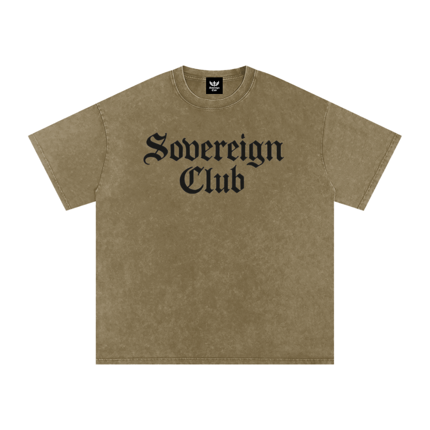 Sovereign Club Acid Washed Oversized Tee